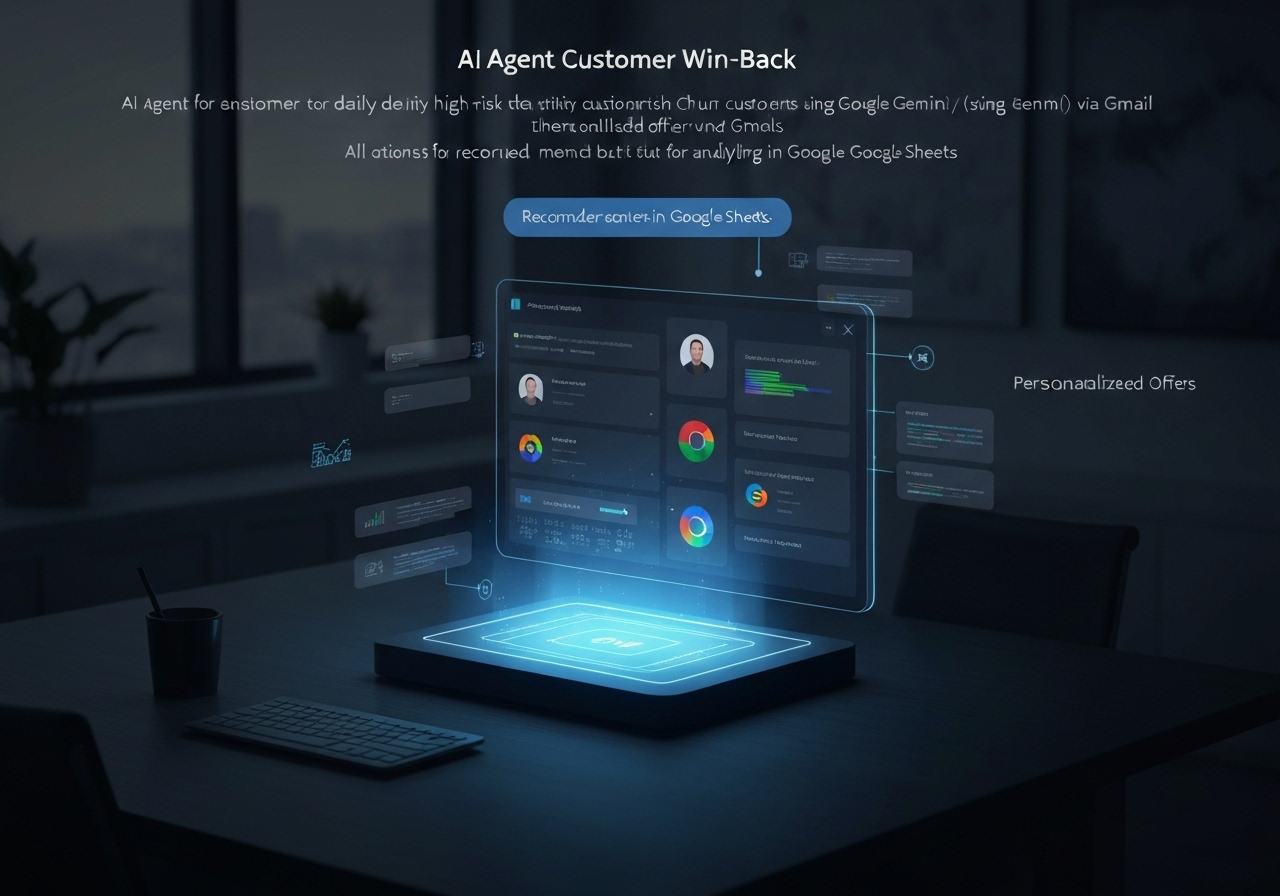 ИИ агент: Ежедневное удержание клиентов с персональными AI-предложениями
