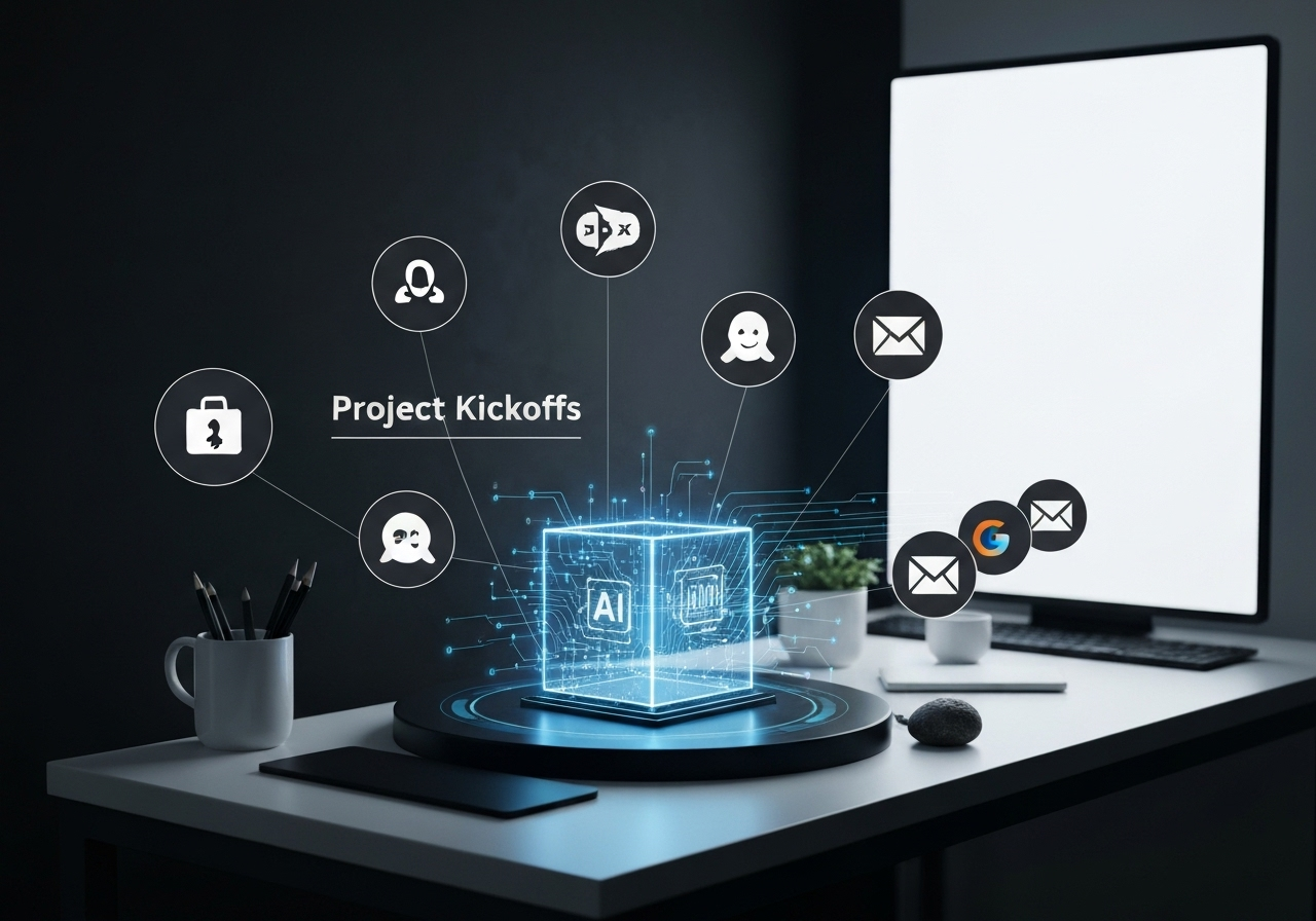 ИИ агент: Быстрый запуск проектов с организацией папок и уведомлениями