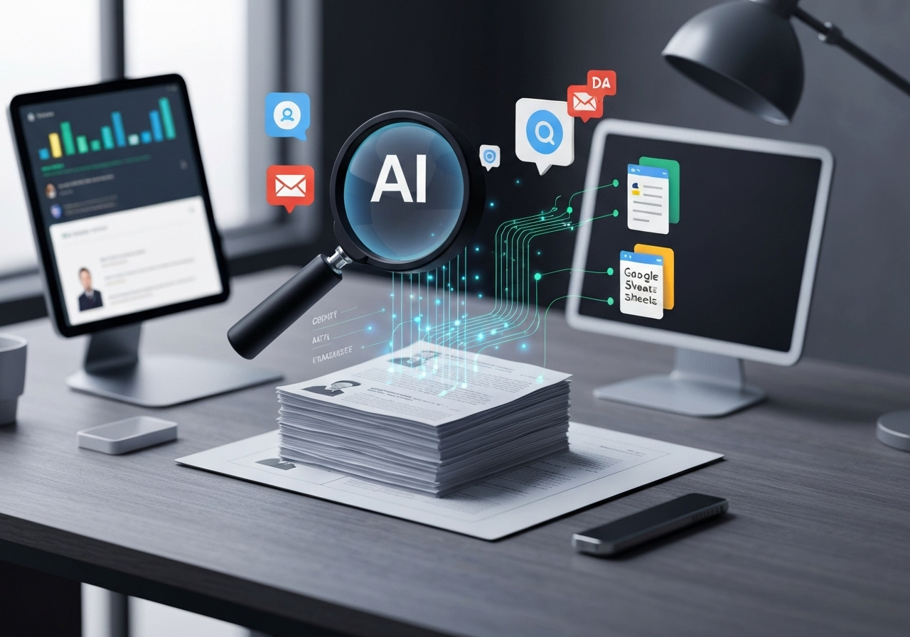 ИИ агент: Автоматический отбор и оценка резюме для HR с GPT-4 и Google Workspace
