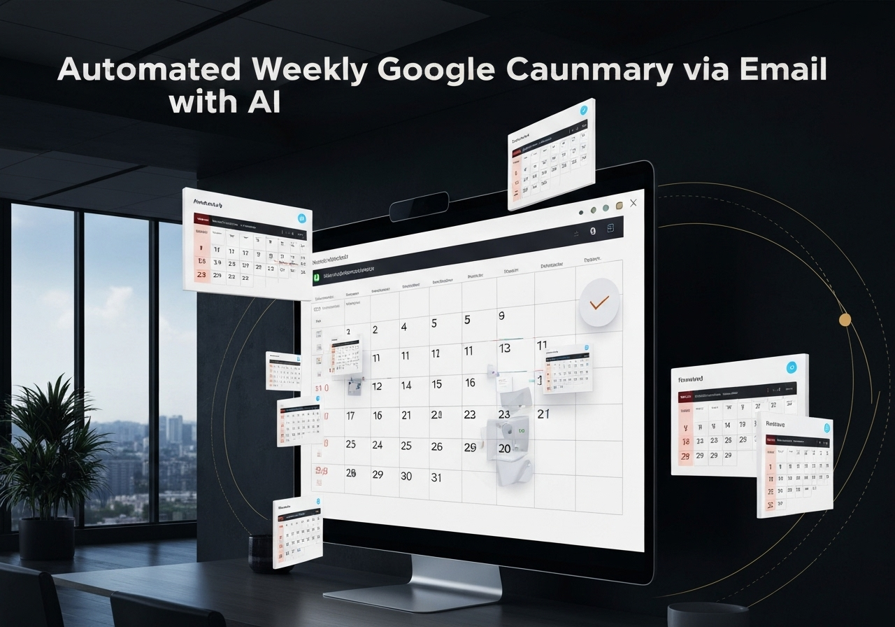 ИИ агент: Еженедельное персональное расписание из Google Календаря на email