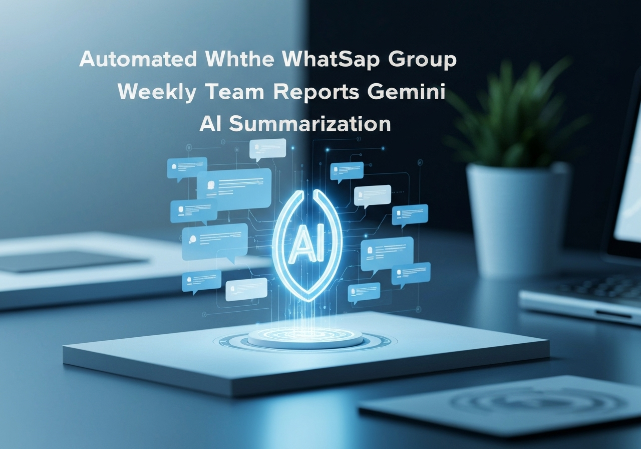 ИИ агент: Еженедельные отчёты по активности в WhatsApp с AI-анализом