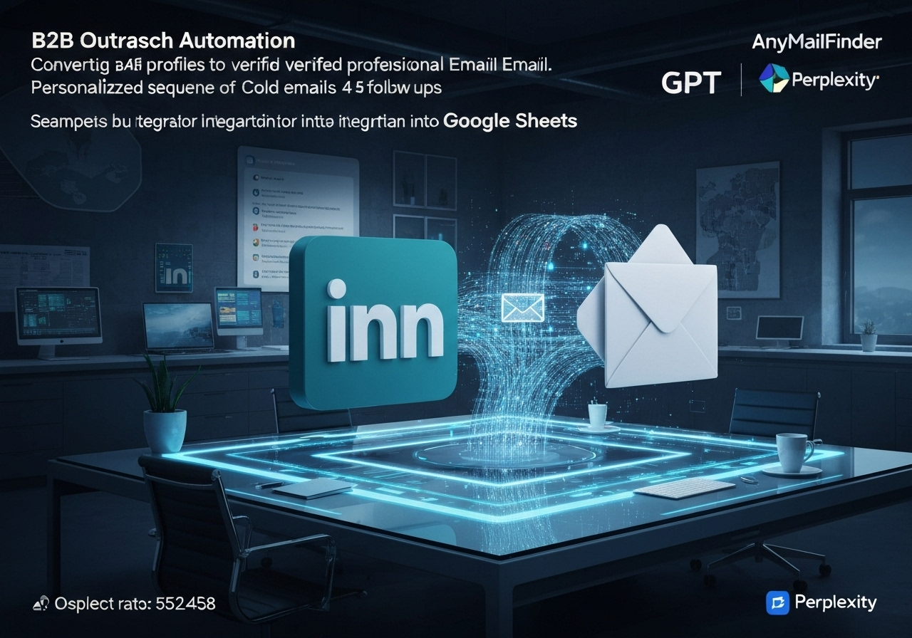 ИИ агент: Персонализированный B2B лидогенератор с поиском email и генерацией писем