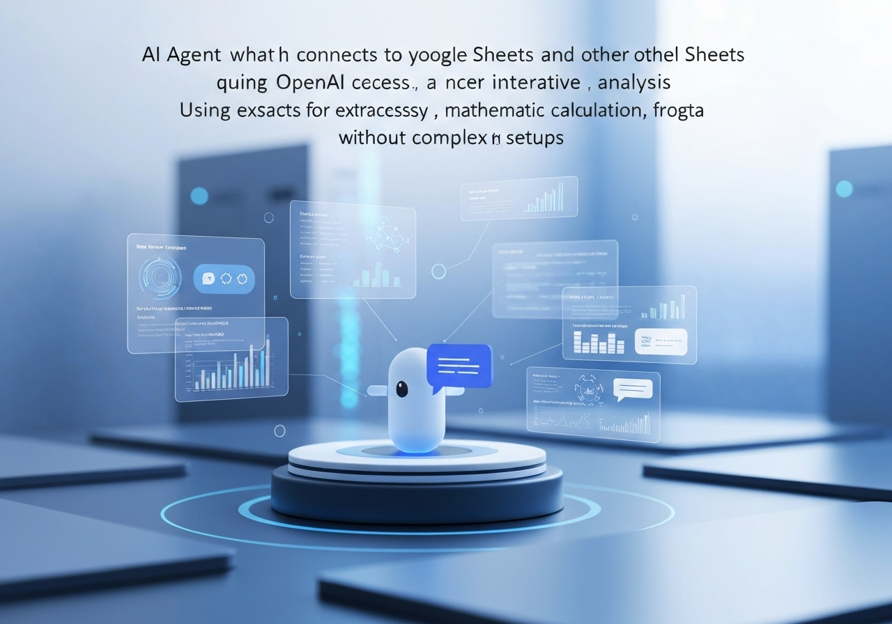 ИИ агент: Анализ данных и интерактивные вычисления из Google Sheets