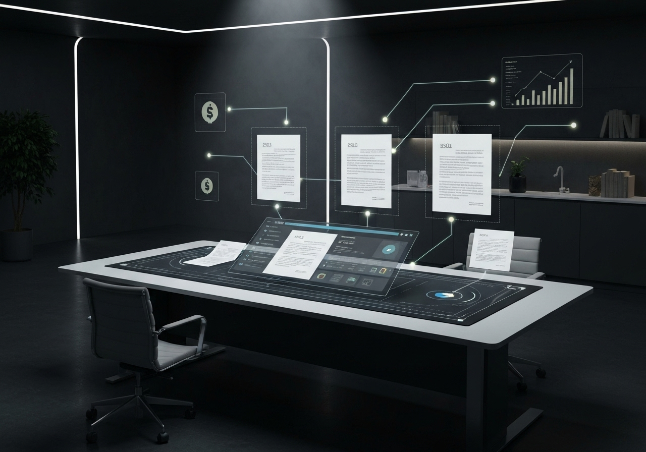 ИИ агент: Управление финансовыми документами с интеллектуальным поиском и обновлением