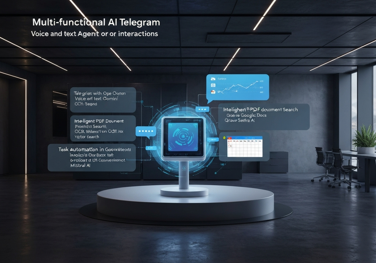 ИИ агент: Многофункциональный помощник в Telegram с поиском по PDF и управлением Google Suite