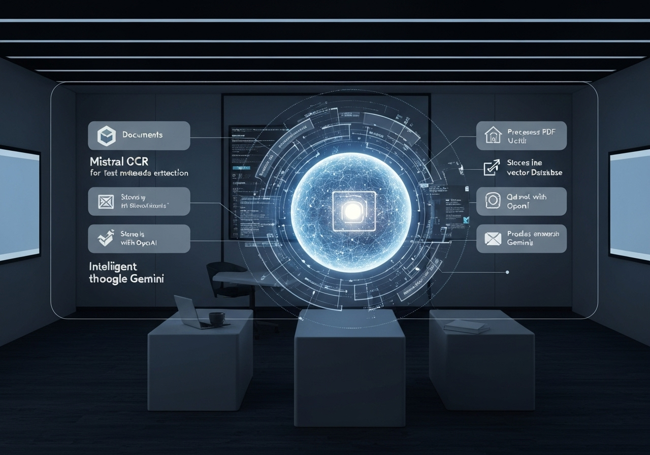 ИИ агент: Обработка PDF и ответы на вопросы с помощью OCR и ИИ
