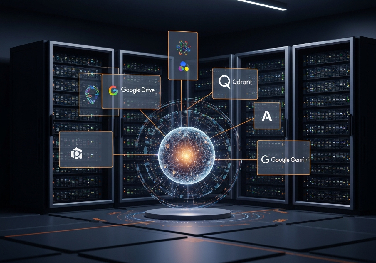 ИИ агент: Автоматическое обновление и поиск в базе знаний на Google Drive