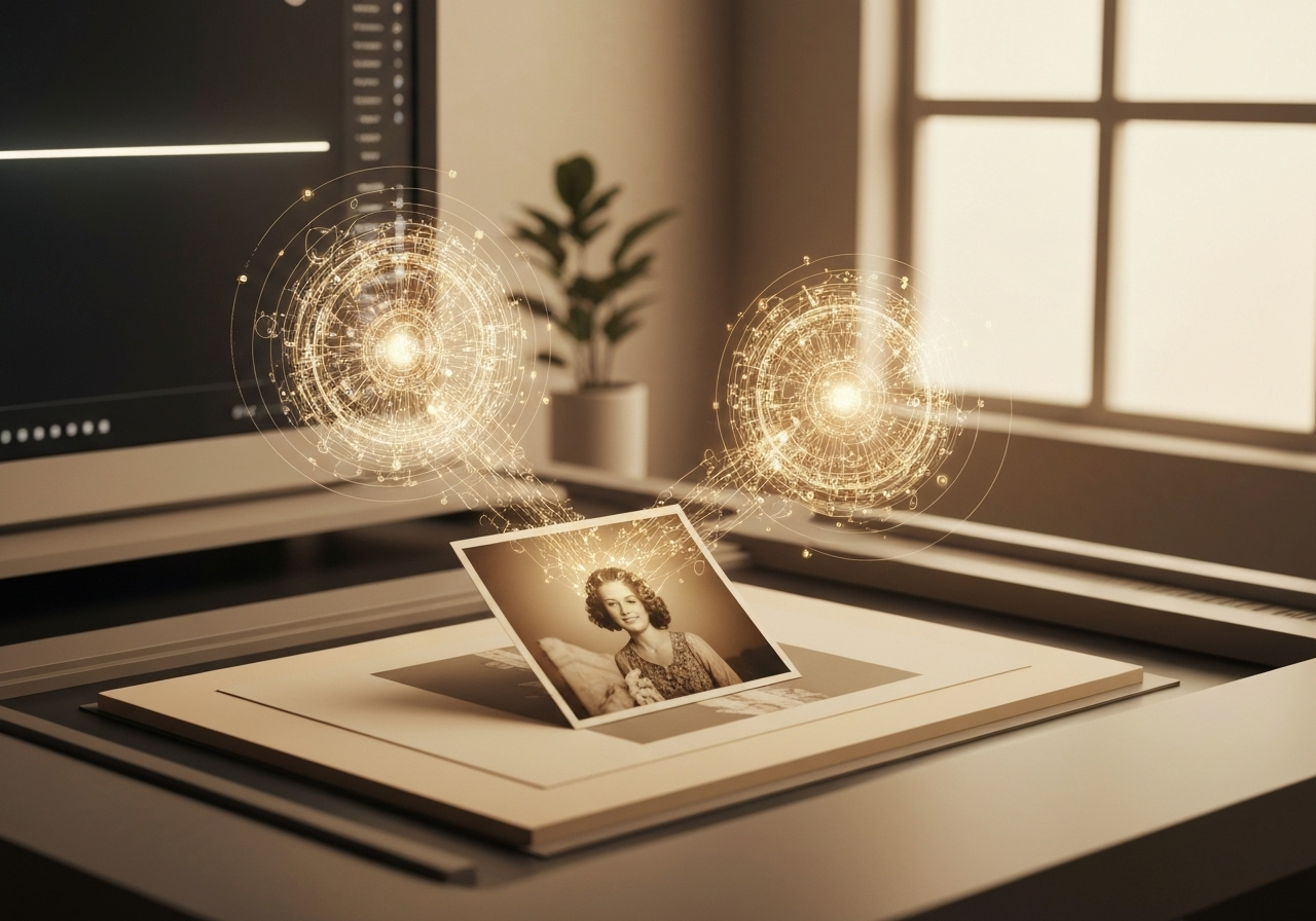 ИИ агент: Восстановление и улучшение старых фото с сохранением качества