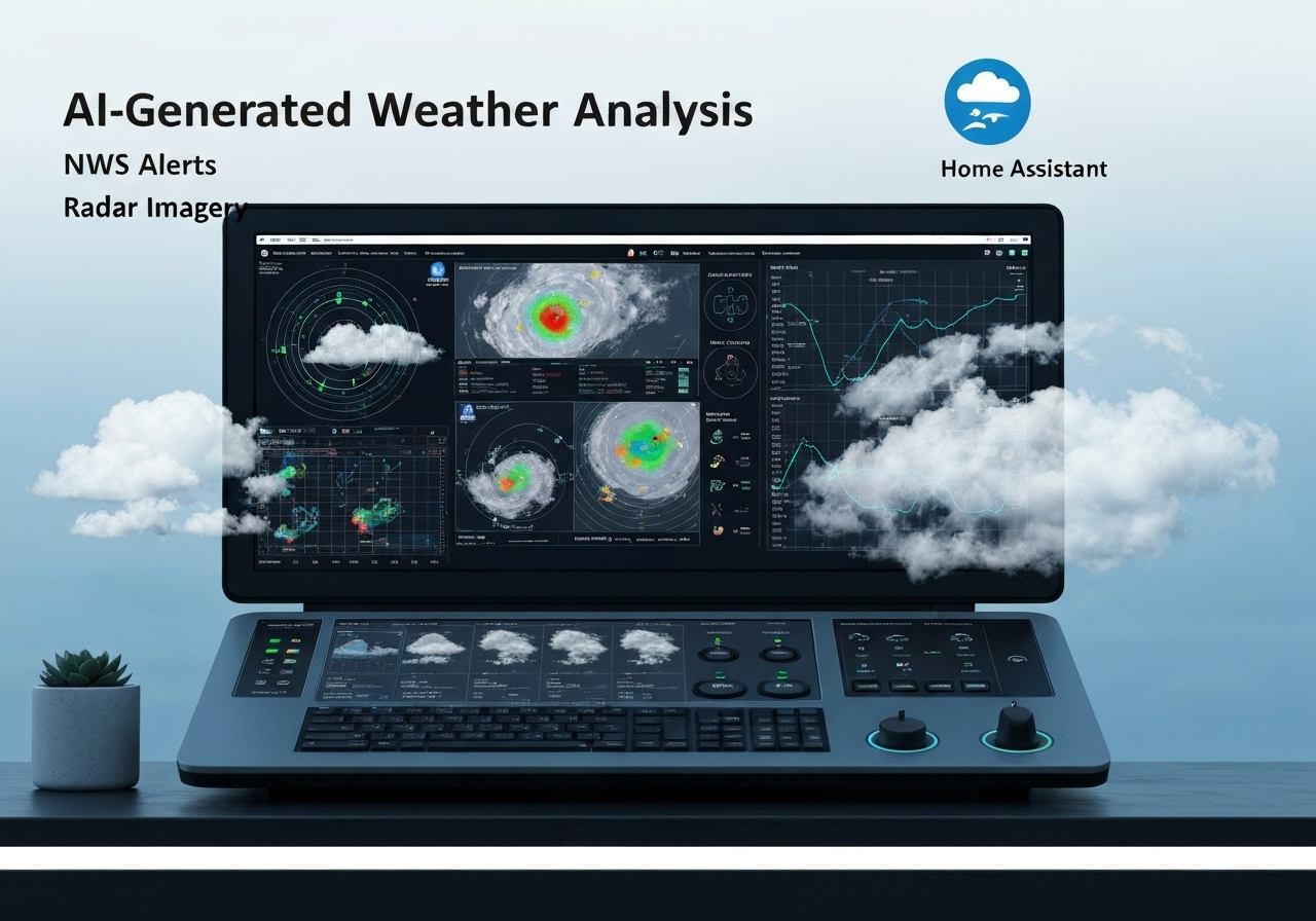 ИИ агент: AI-анализ погоды с предупреждениями и данными Home Assistant
