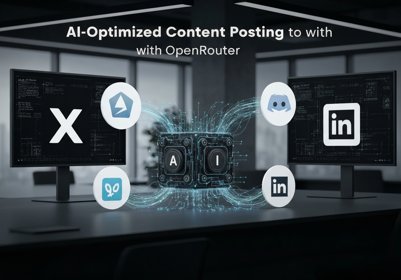 ИИ агент: Оптимизированная публикация контента в X, Discord и LinkedIn