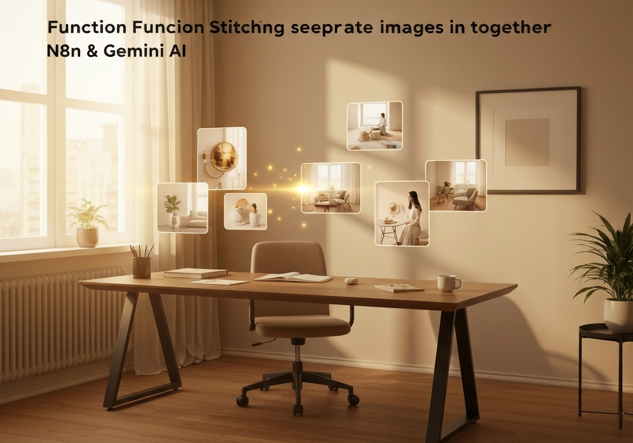 ИИ агент: Создание новых изображений из нескольких исходных с сохранением стиля