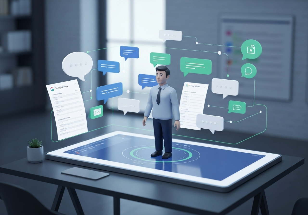 ИИ агент: Ведение диалогов для сбора и квалификации лидов с Google Sheets