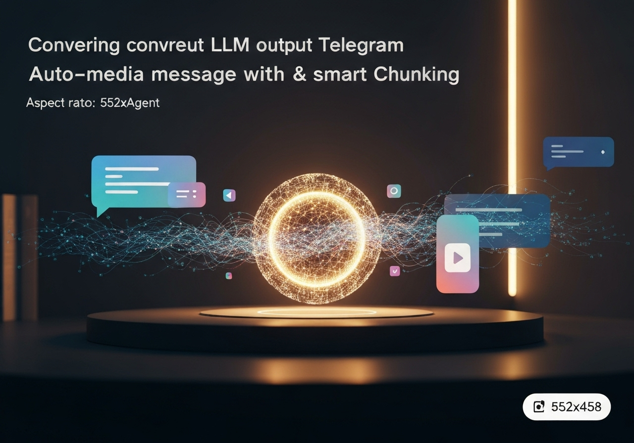 ИИ агент: Преобразование длинных сообщений в мультимедийные Telegram-сообщения