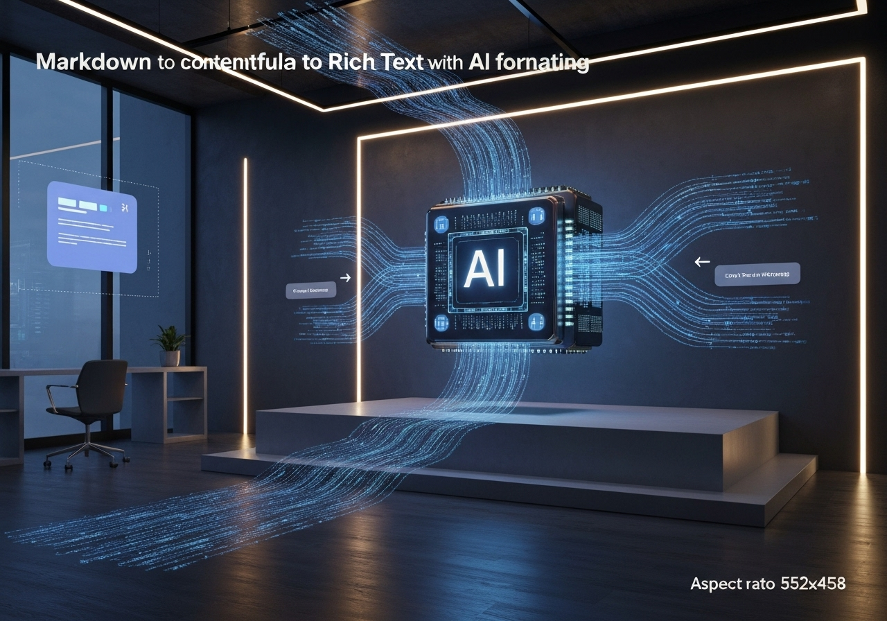 ИИ агент: Преобразование Markdown в формат Contentful Rich Text с AI