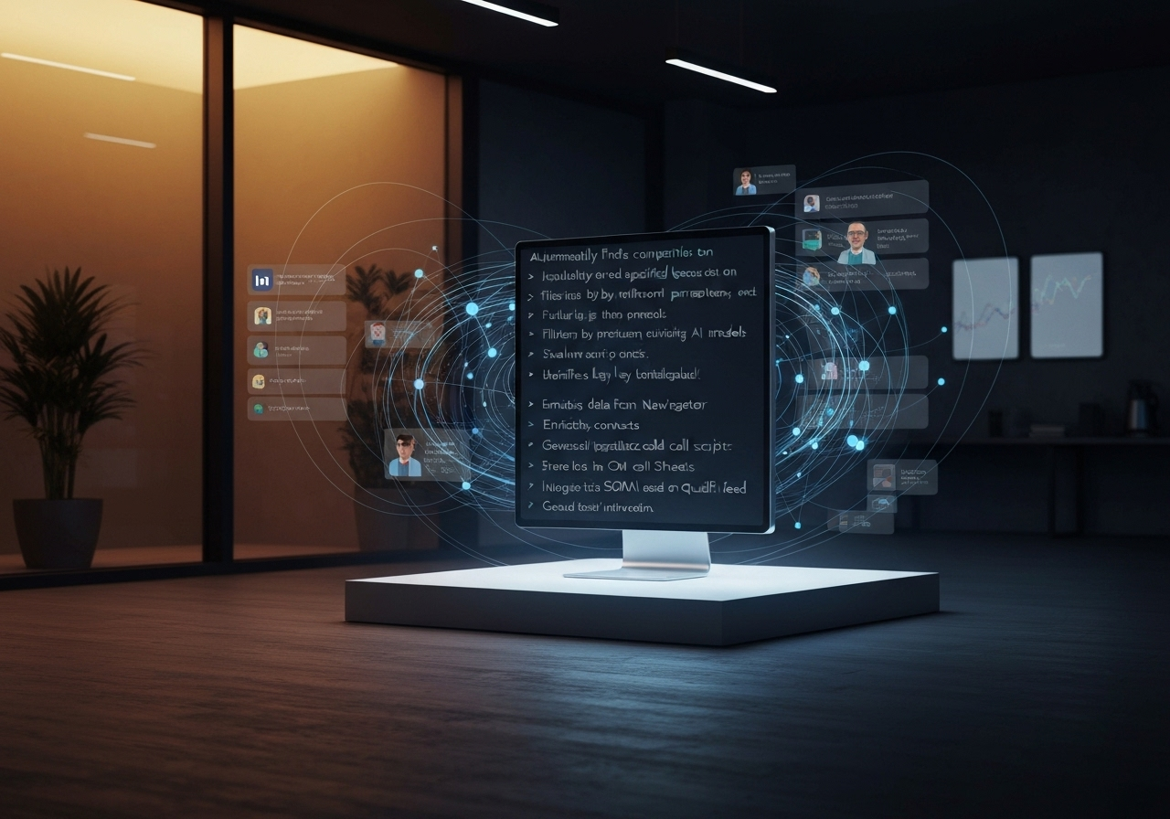 ИИ агент: Поиск и оценка лидов с персональными сценариями для холодных звонков