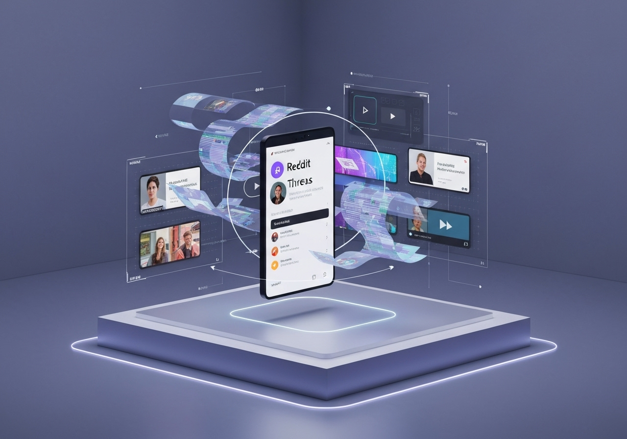 ИИ агент: Создание коротких вертикальных видео из Reddit-тредов