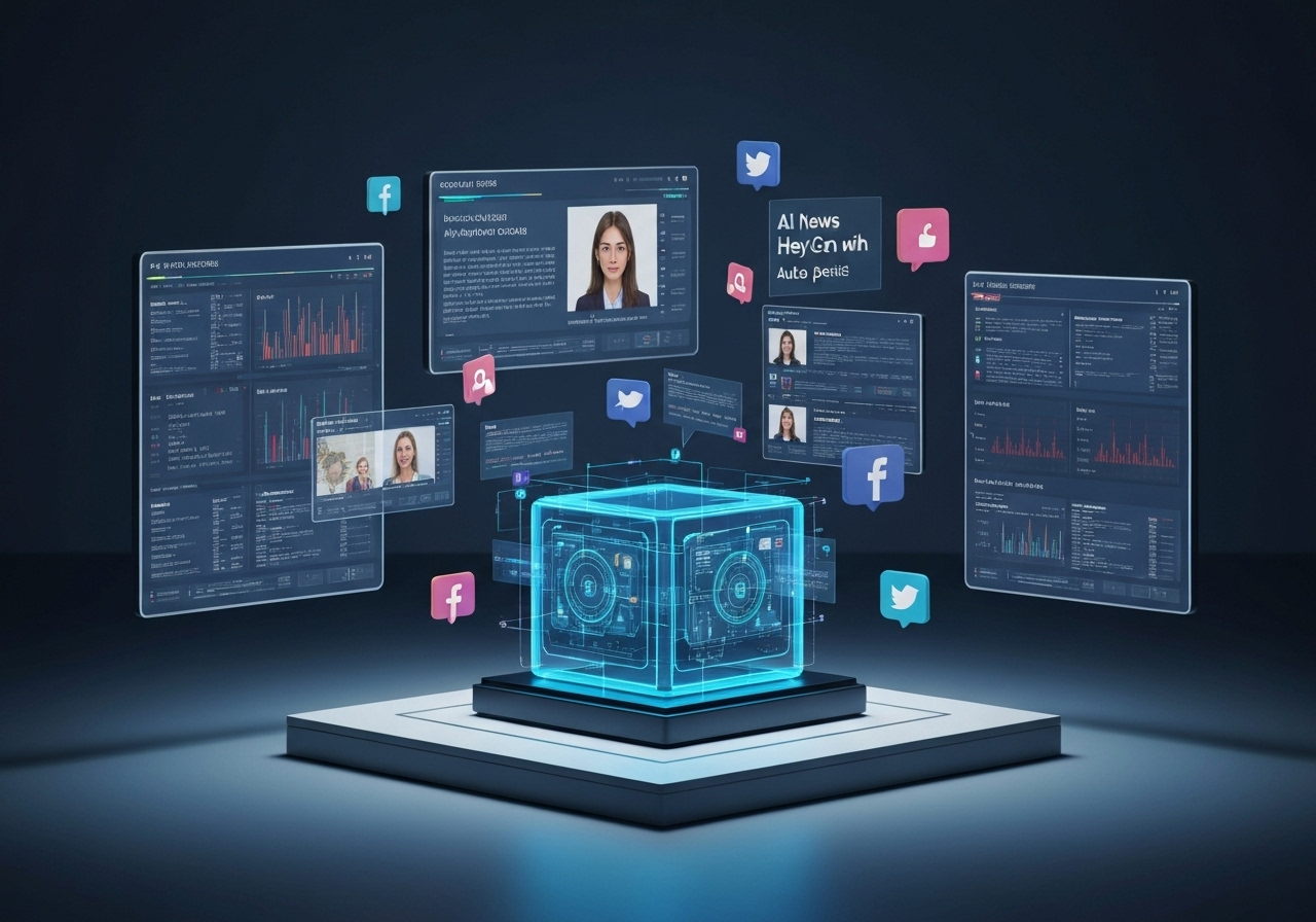 ИИ агент: создание новостных видео с AI-аватарами и публикация в соцсетях