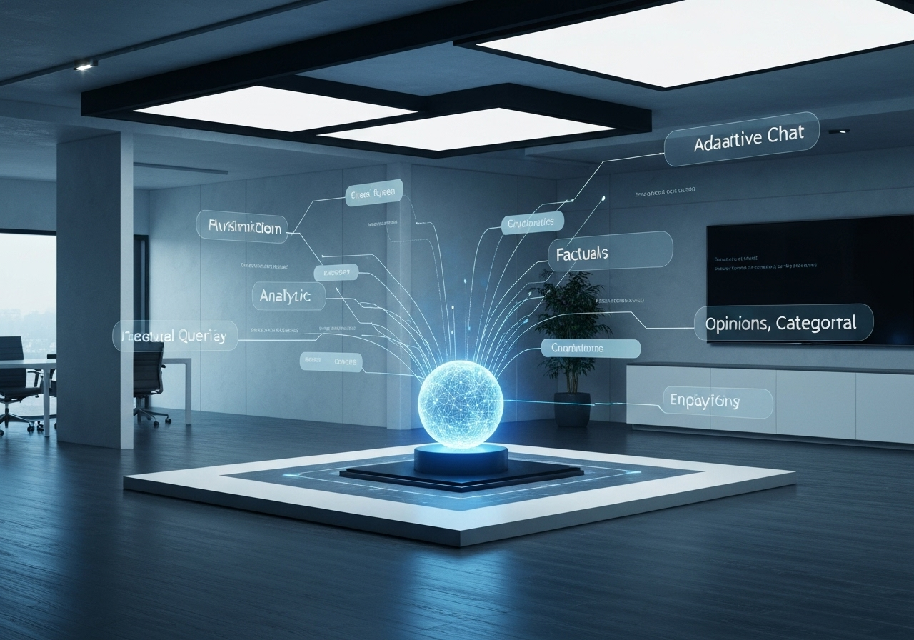 ИИ агент: Адаптивный чат с интеллектуальным выбором ответов