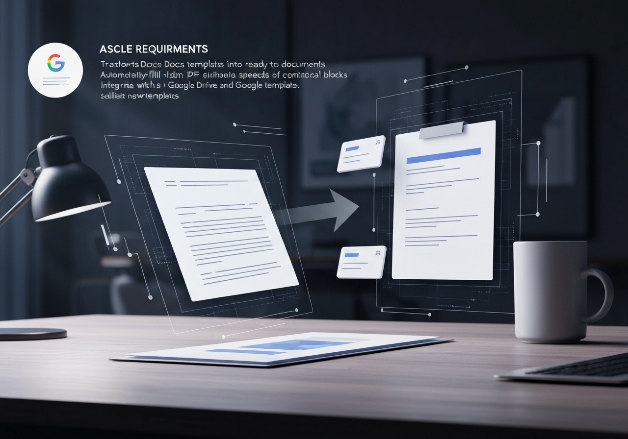 ИИ агент: Быстрое создание кастомных PDF-документов из шаблонов в Google Drive