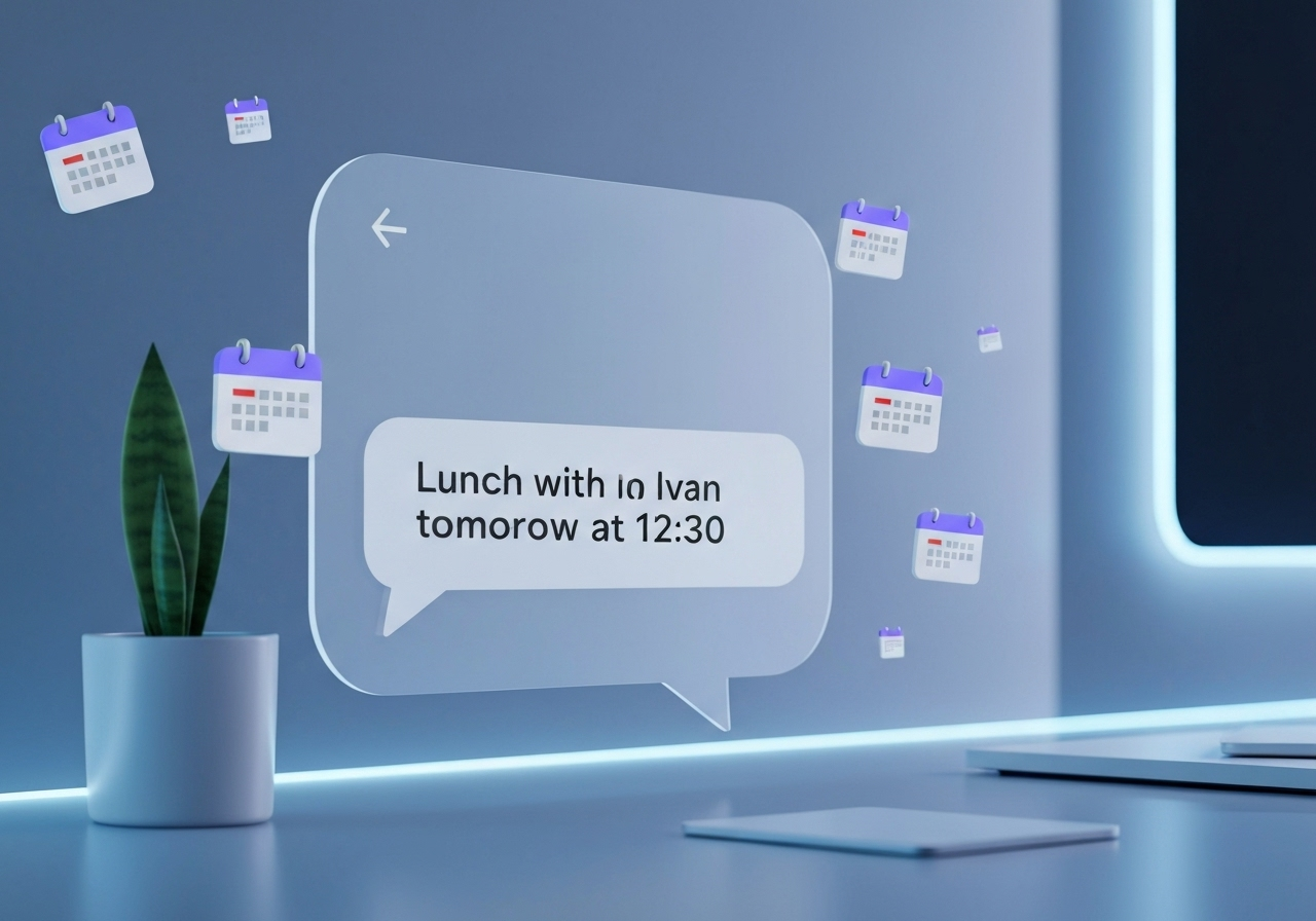 ИИ агент: Создание событий в Google Календаре по естественным чат-сообщениям