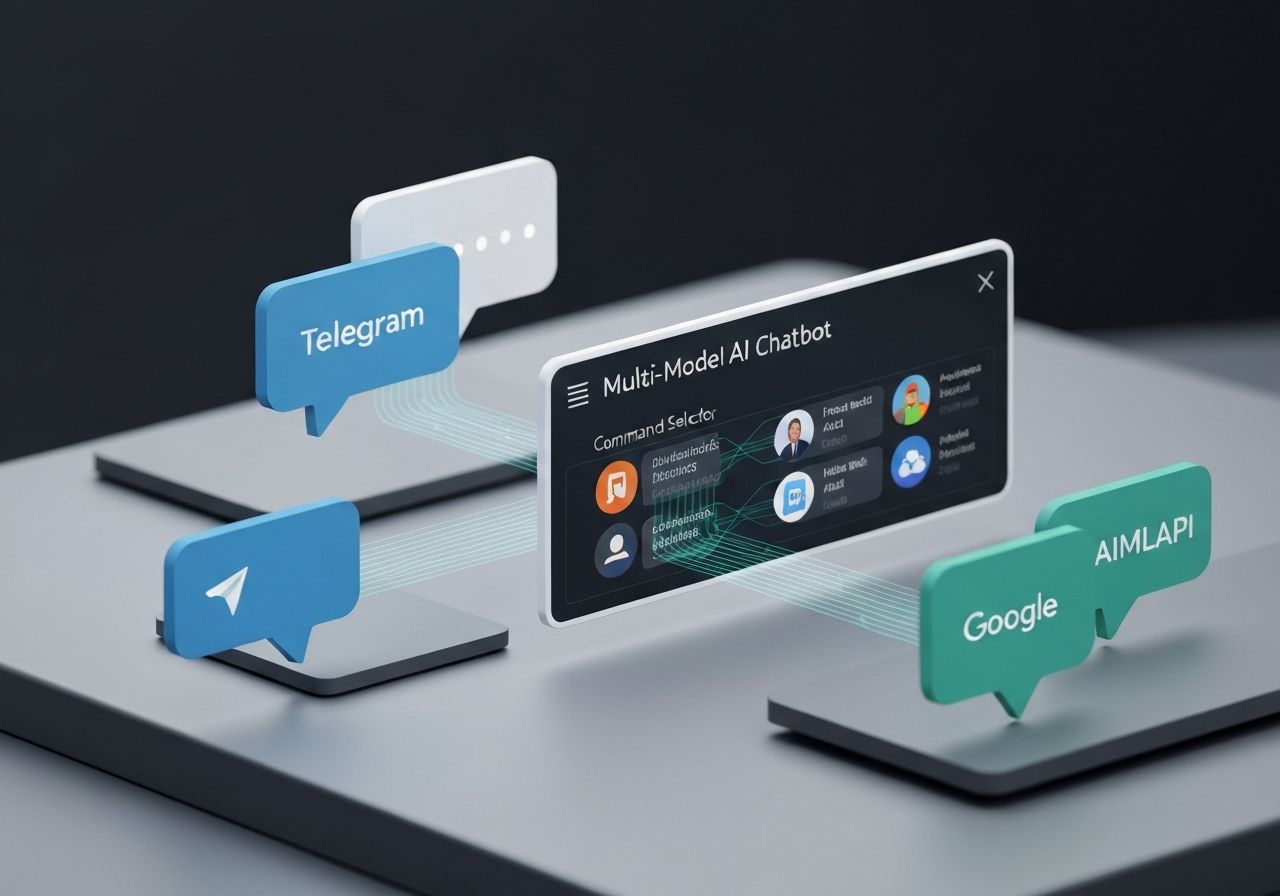 ИИ агент: Динамичное общение с несколькими ИИ-моделями в Telegram