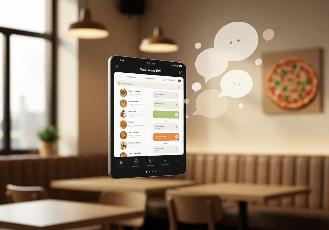 ИИ агент: Онлайн прием заказов и отслеживание статуса пиццы
