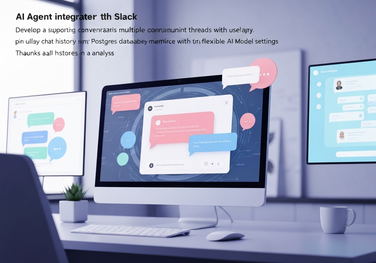 ИИ агент: Интеллектуальный чат-бот с потоками и индикатором набора в Slack