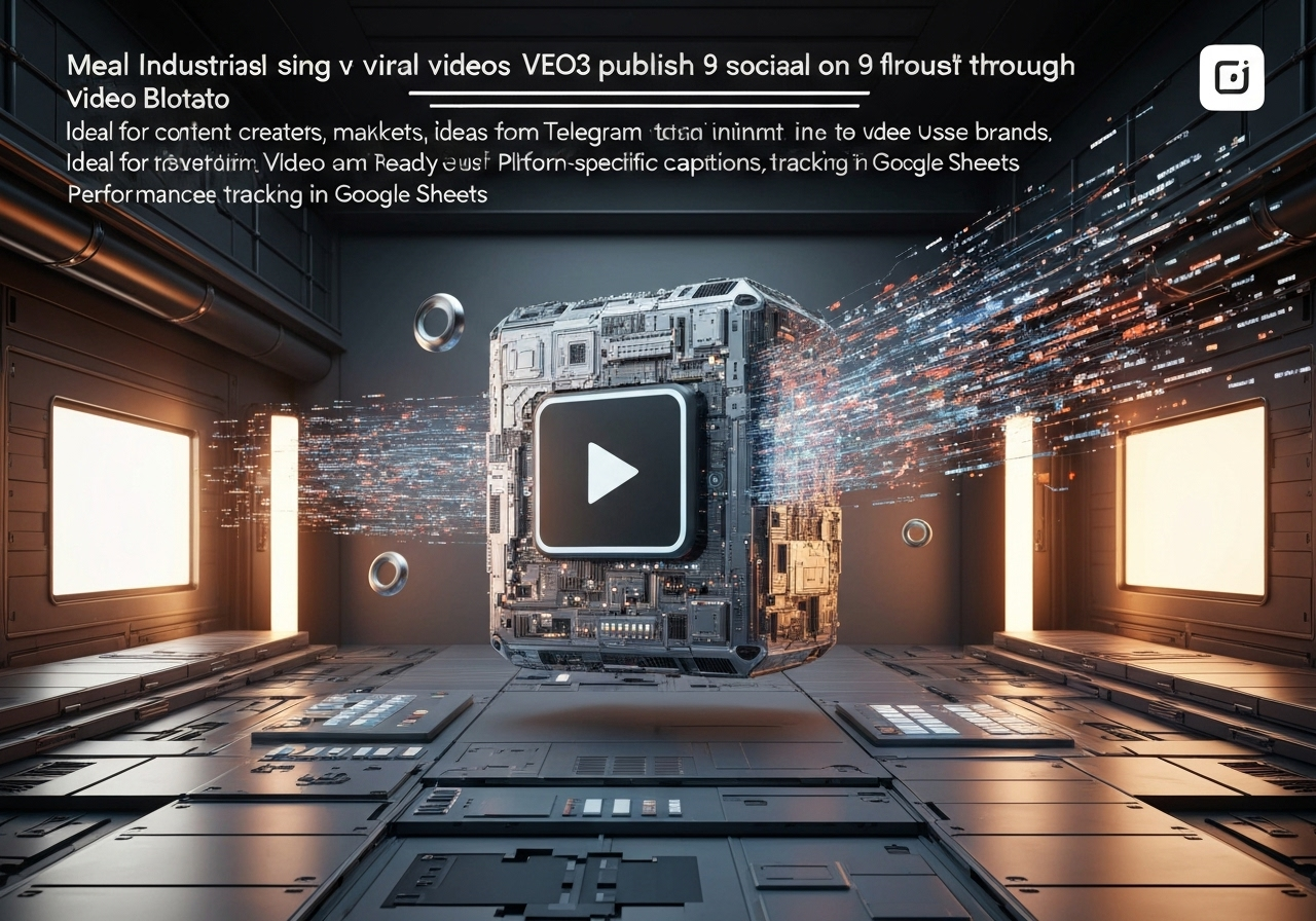 ИИ агент: Создание и публикация видео с ИИ на 9 платформах