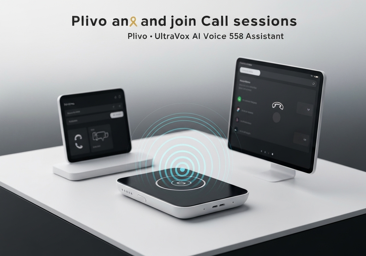 ИИ агент: Создание и подключение голосовых сессий с UltraVox и Plivo