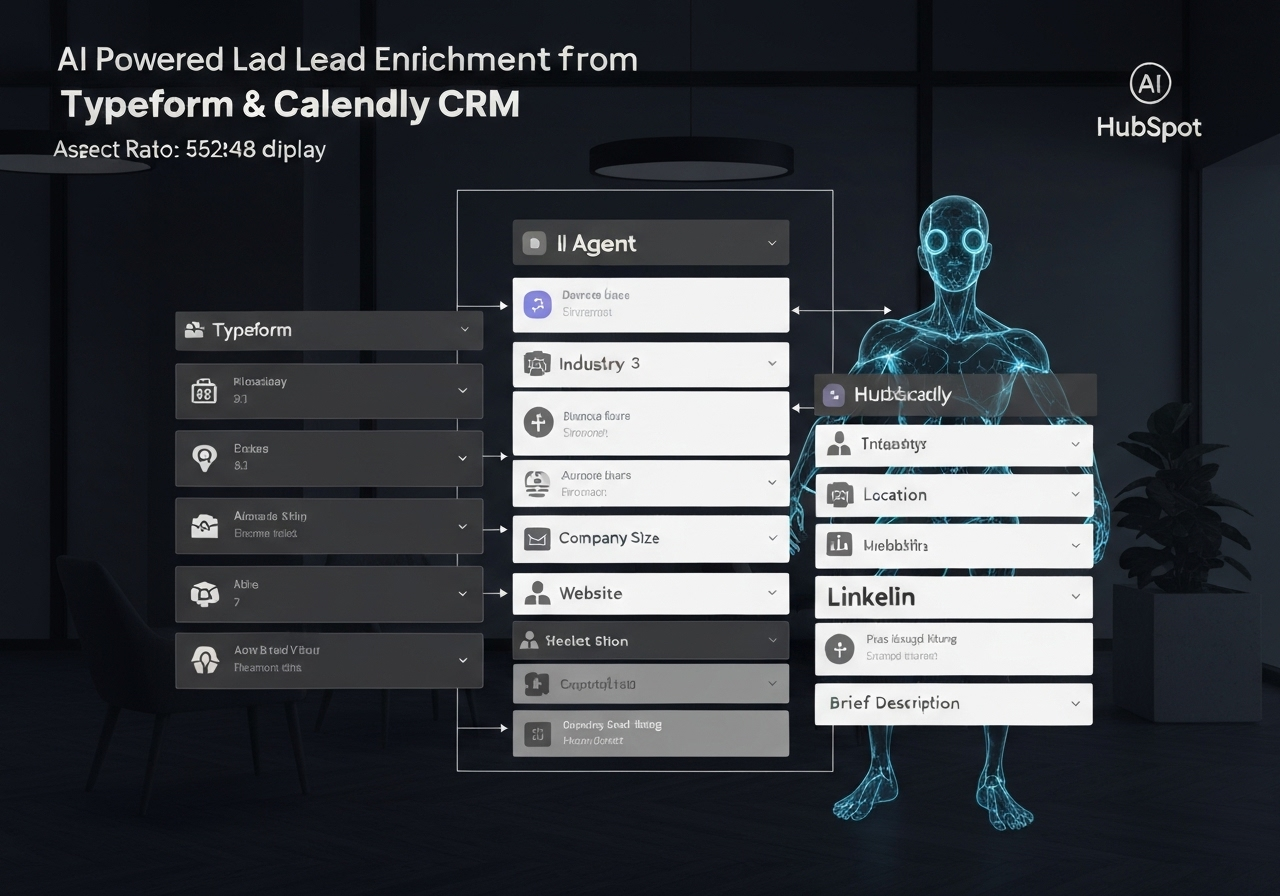 ИИ агент: Автоматическое обогащение лидов данными компаний и сохранение в CRM