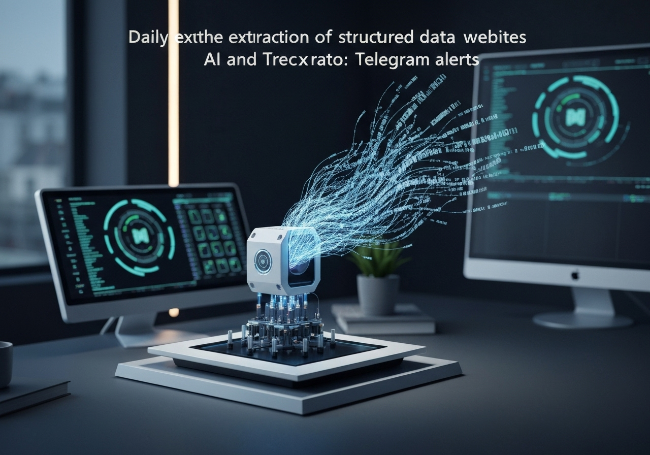 ИИ агент: Ежедневный сбор и отправка структурированных данных с сайтов в Telegram