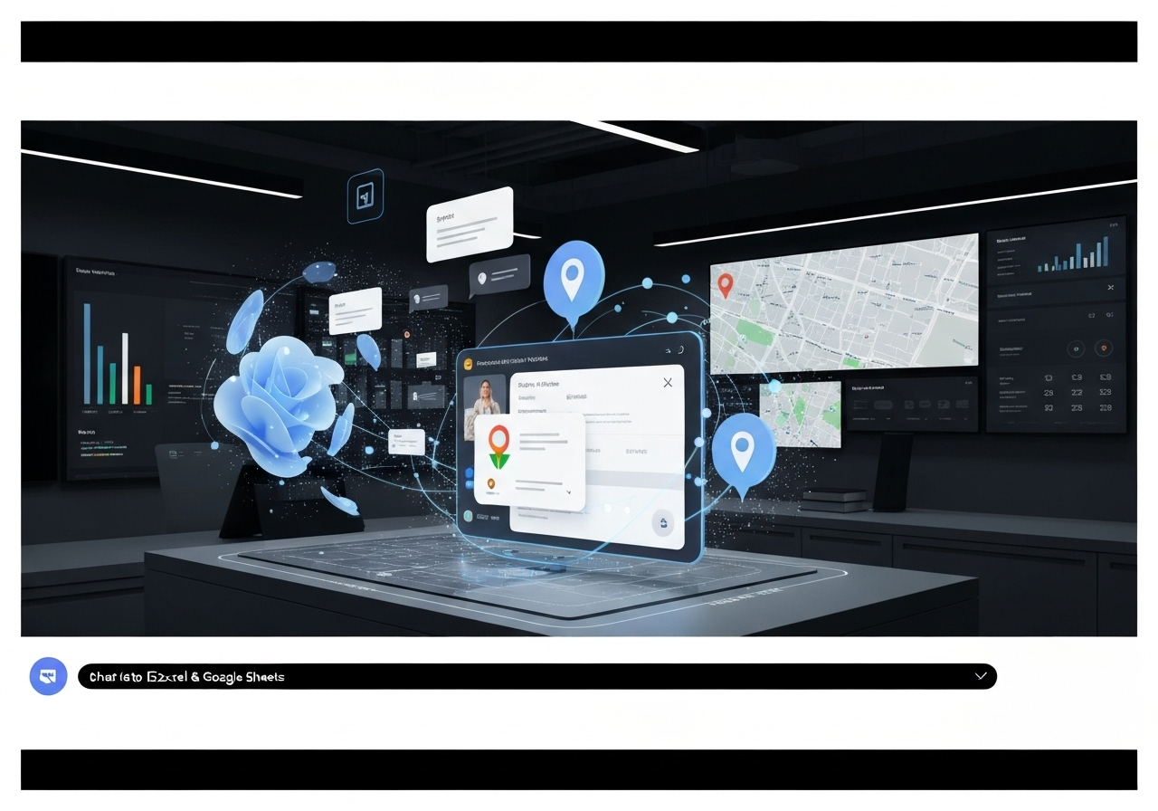 ИИ агент: Быстрый сбор данных компаний из Google Maps в Excel и Google Sheets