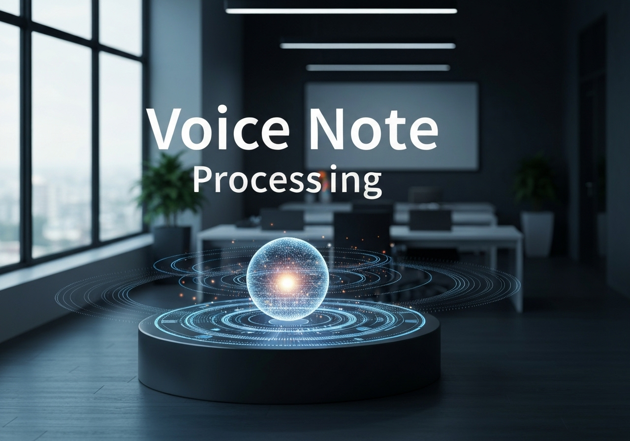 ИИ агент: Извлечение и хранение контекста из голосовых заметок для интеллектуального поиска