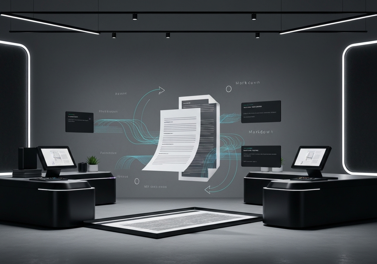 ИИ агент: Автоматическое преобразование PDF в формат Markdown для цифровых документов