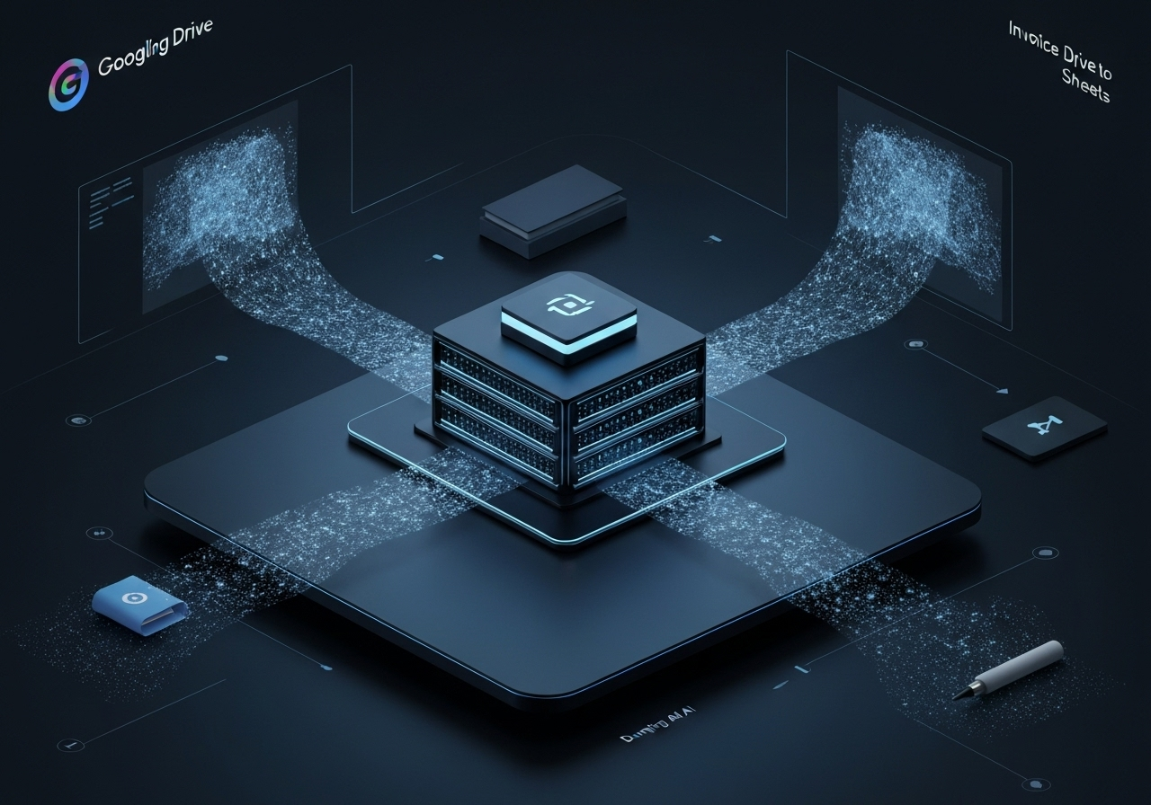 ИИ агент: Быстрое извлечение данных из счетов в Google Sheets
