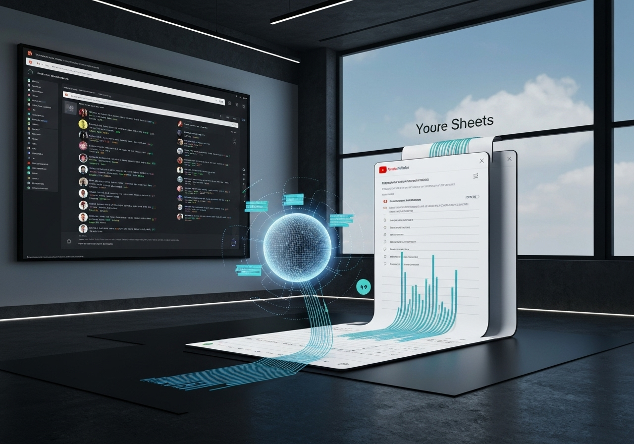 ИИ агент: Сбор и хранение комментариев YouTube в Google Sheets