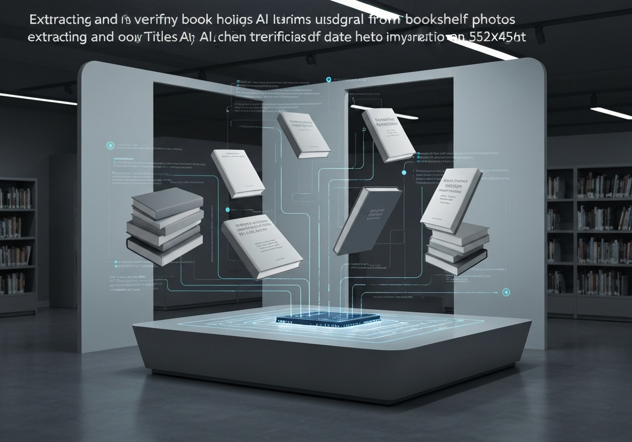ИИ агент: Извлечение и проверка названий книг с фото книжной полки