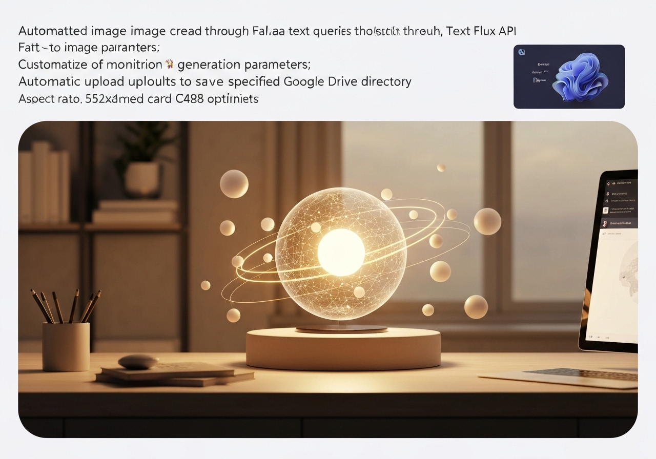 ИИ агент: Генерация изображений ИИ с сохранением в Google Диск