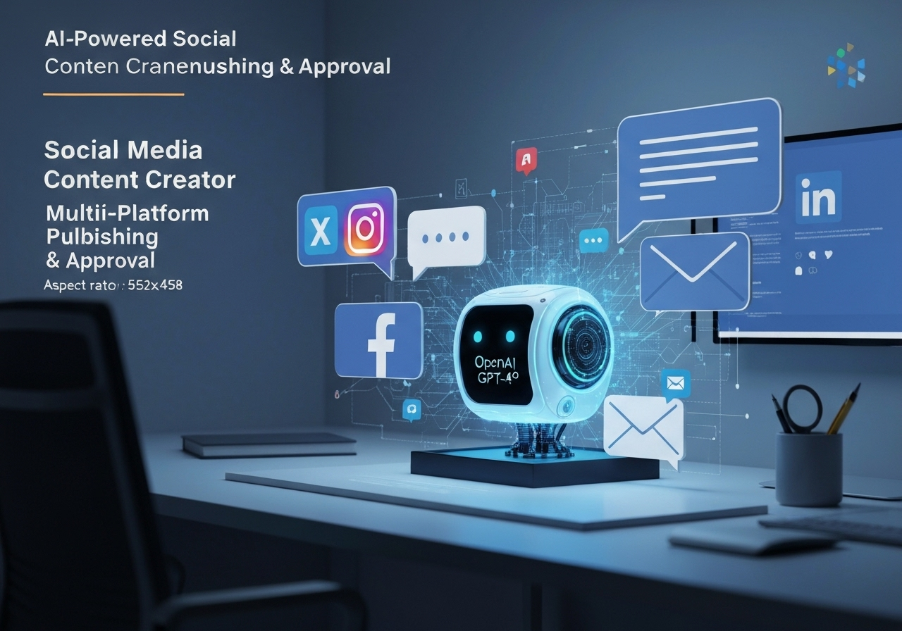 ИИ агент: Создание и публикация контента в соцсетях с одобрением