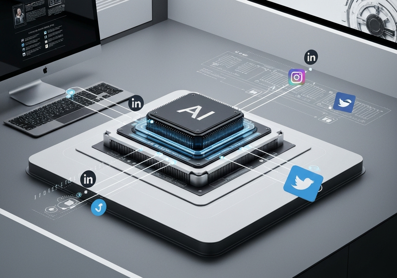 ИИ агент: Создание и публикация контента для соцсетей с оптимизацией