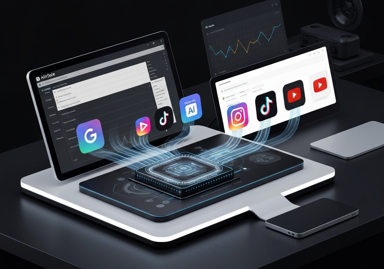 ИИ агент: Автоматическая публикация видео с AI-описаниями и трекингом в Airtable