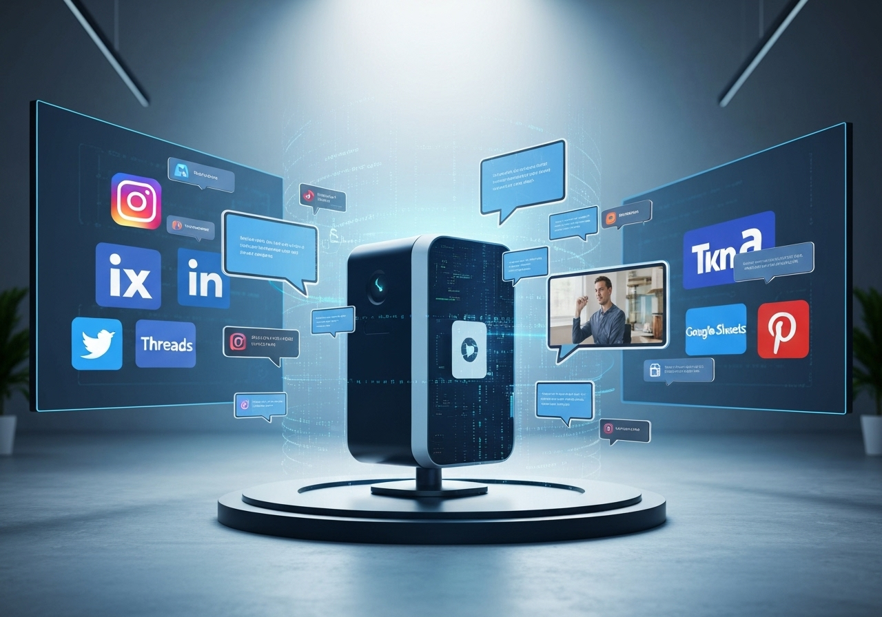 ИИ агент: Генерация и публикация видео в соцсетях по тексту из Telegram