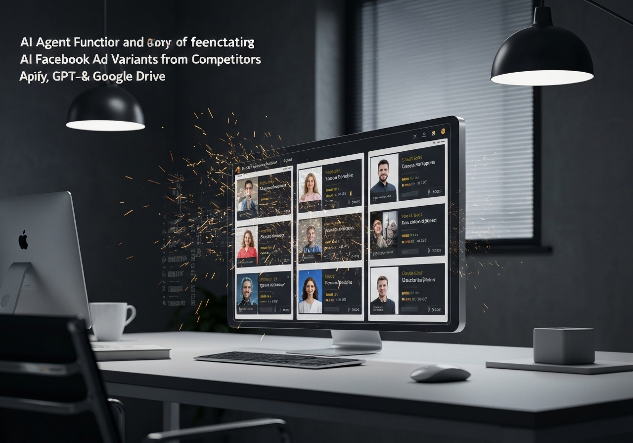 ИИ агент: Генерация новых вариантов Facebook-рекламы на основе конкурентов