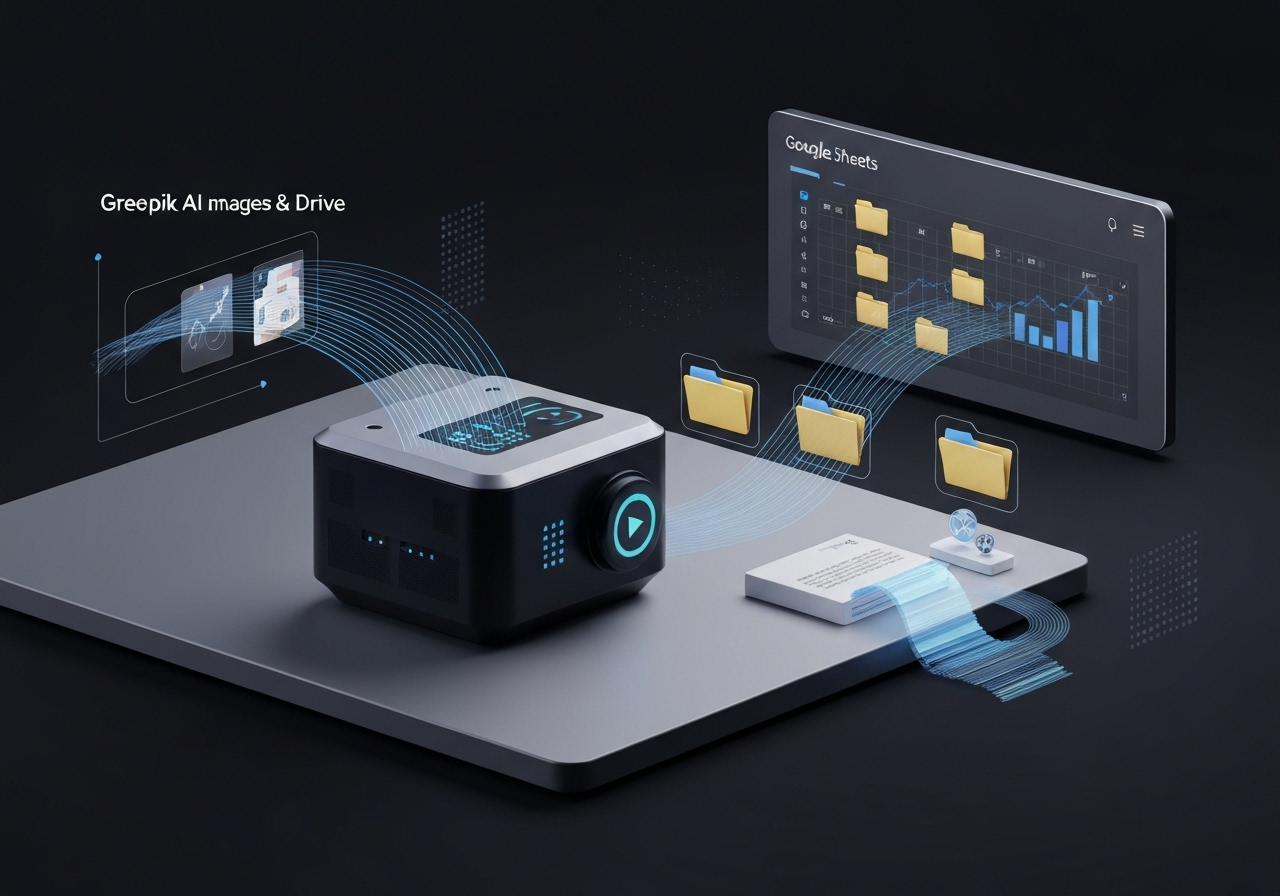 ИИ агент: Массовая генерация AI изображений с сохранением в Google Drive