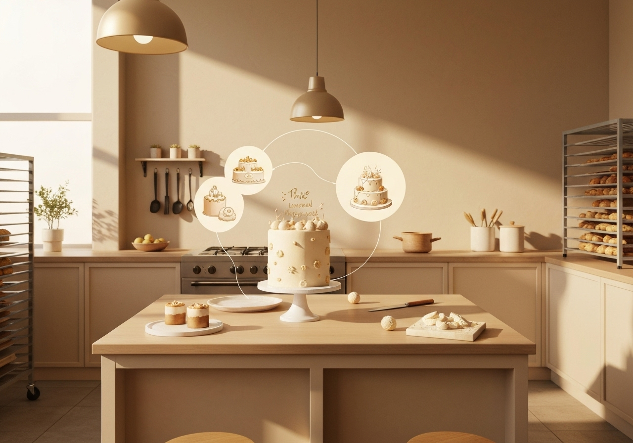 ИИ агент: Генерация уникальных изображений тортов по запросу