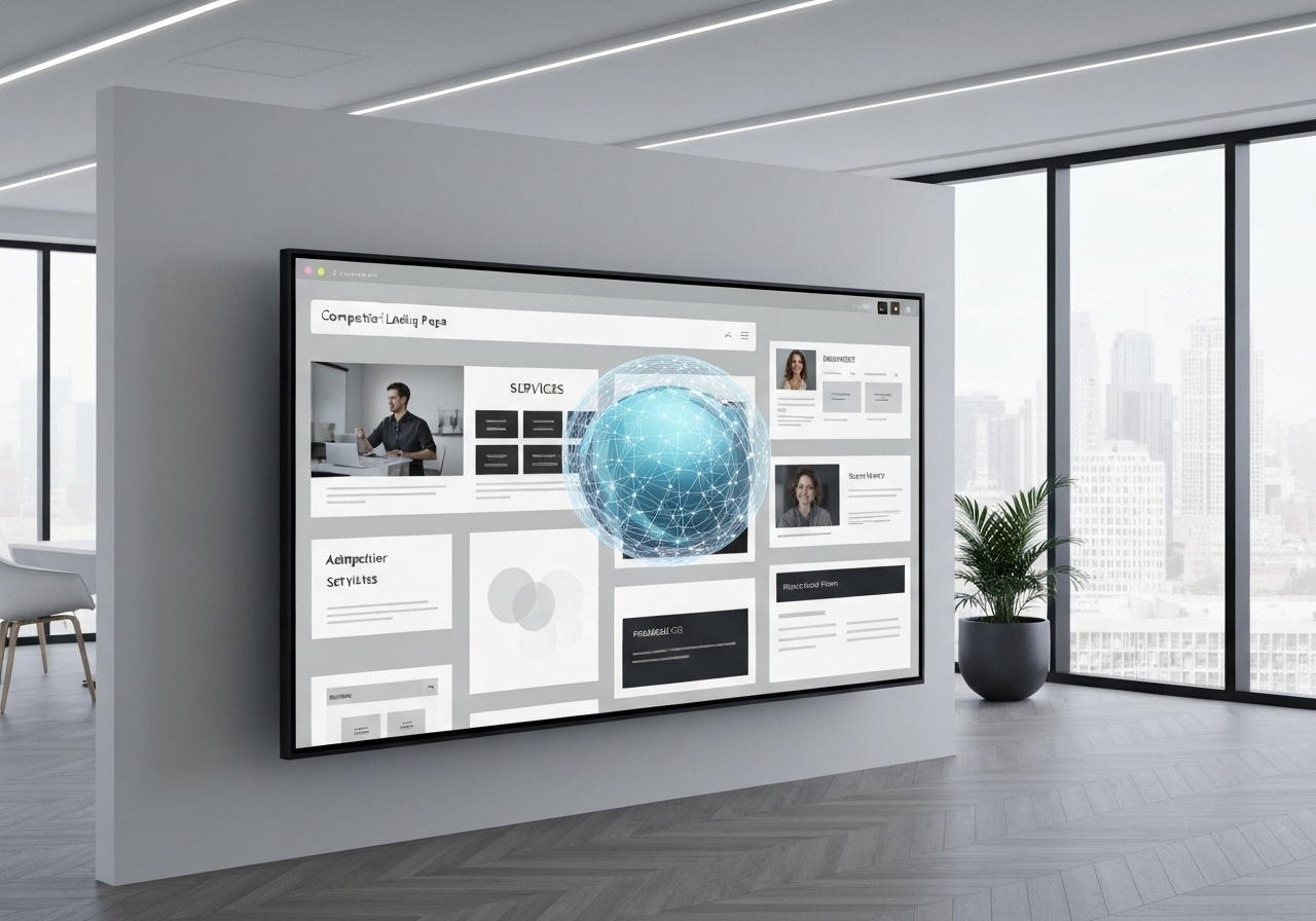 ИИ агент: Создание макетов посадочных страниц на основе анализа конкурентов