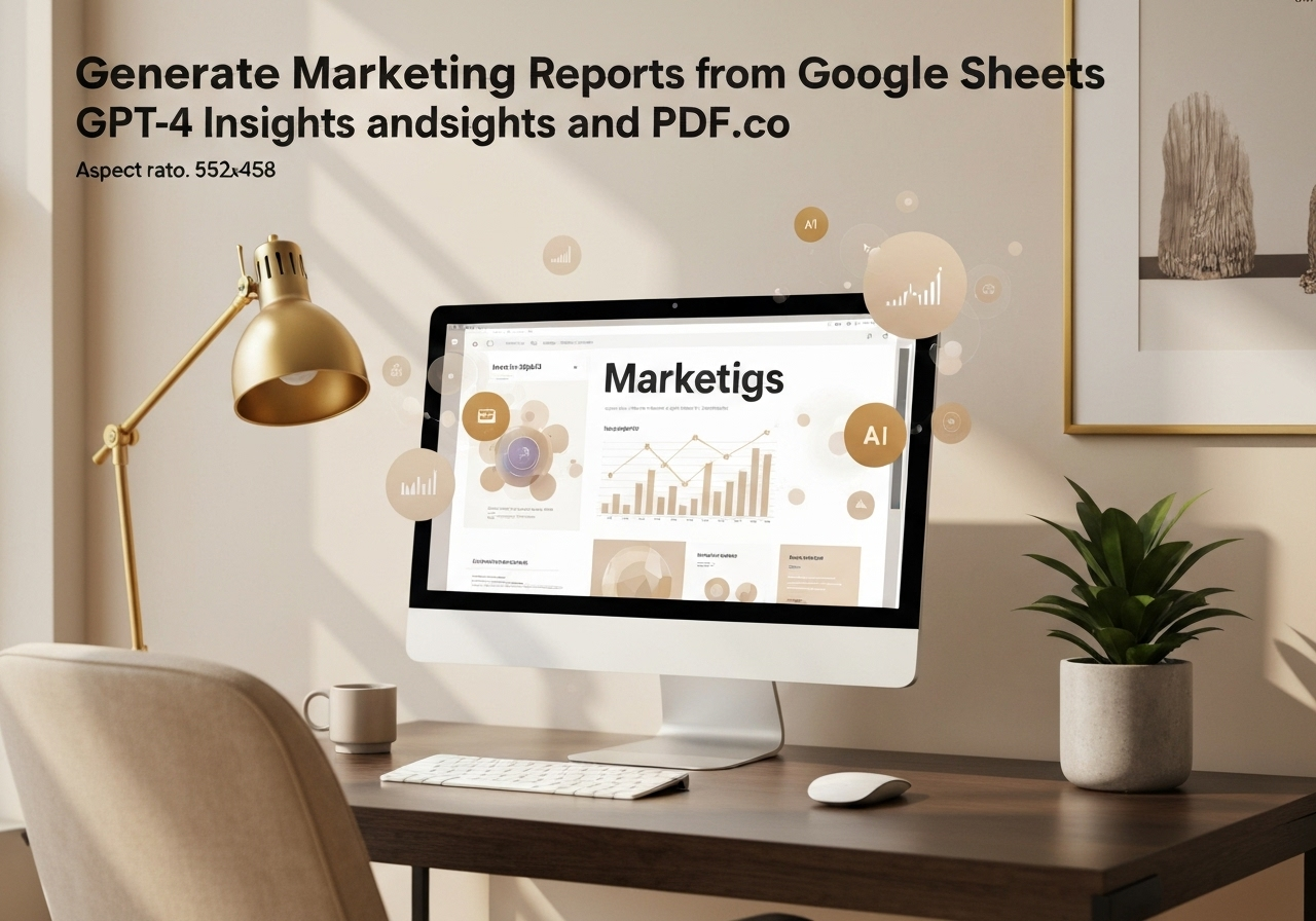 ИИ агент: Создание маркетинговых отчетов с аналитикой и PDF-отчетами