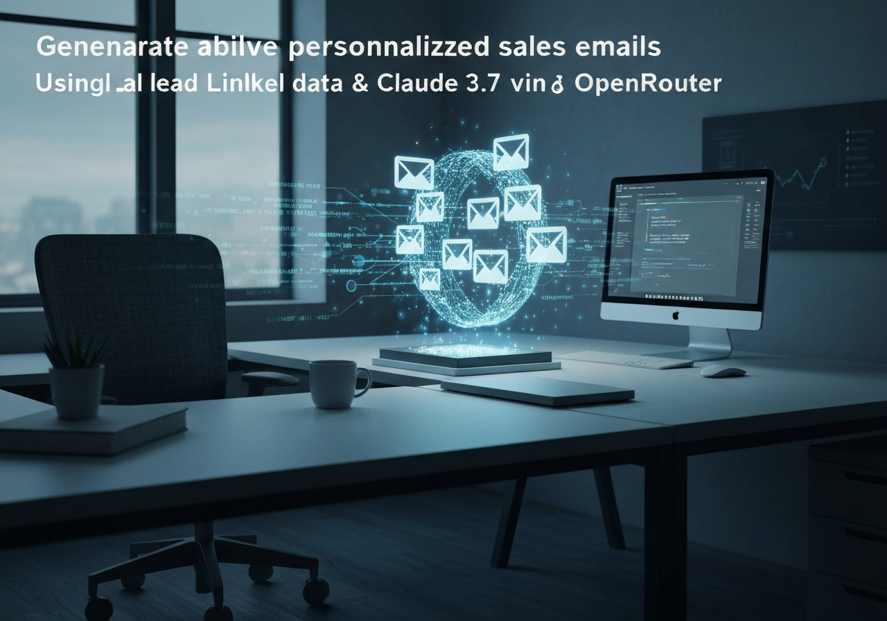 ИИ агент: Создание персонализированных продажных email с данными LinkedIn