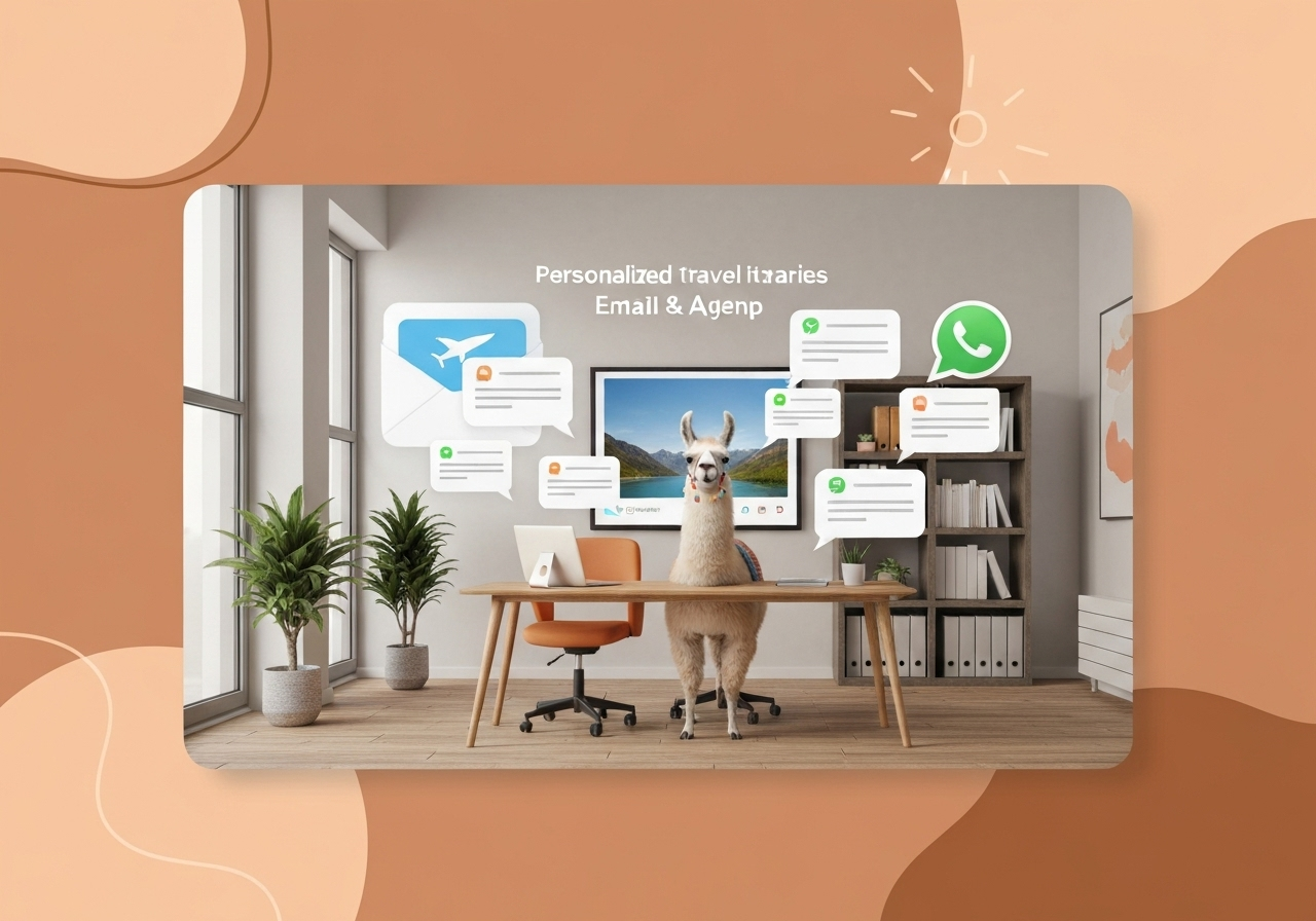 ИИ агент: Персональные маршруты путешествий по email и WhatsApp