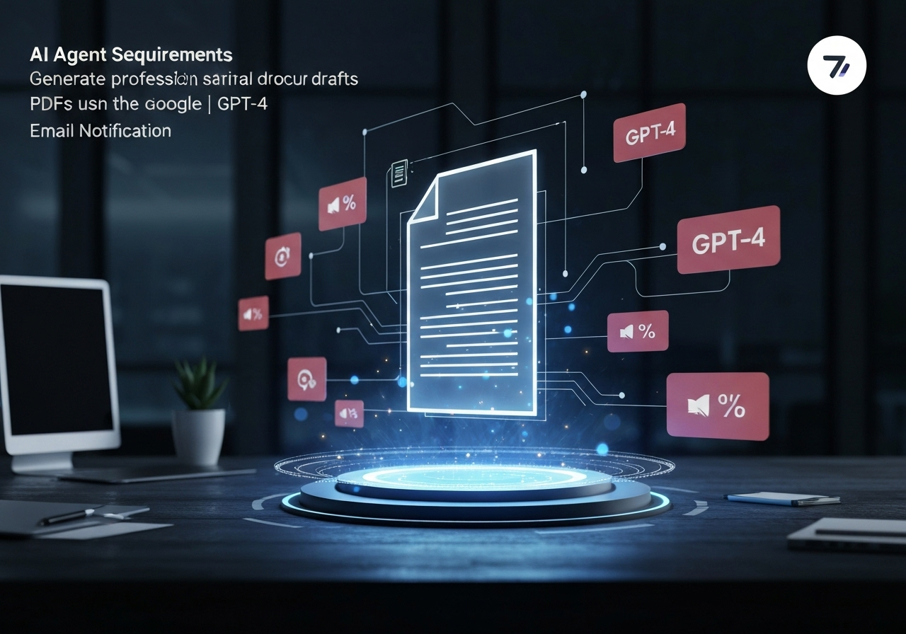 ИИ агент: Создание профессиональных документов из PDF с уведомлениями на email